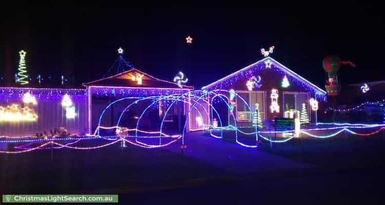 Christmas Light display at 44 Mawarra Crescent, Kellyville