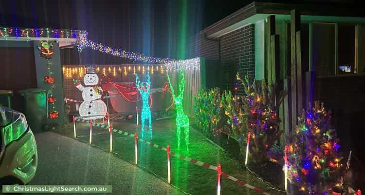 Christmas Light display at  Cadence Avenue, Lara