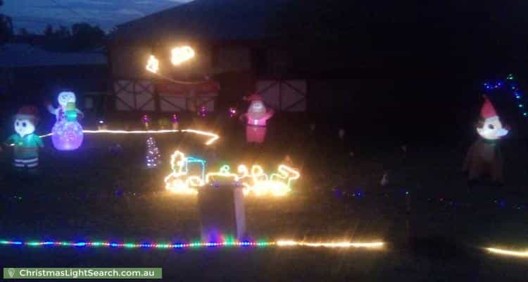 Christmas Light display at 3 Fawdon Way, Collie