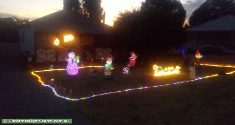 Christmas Light display at 3 Fawdon Way, Collie