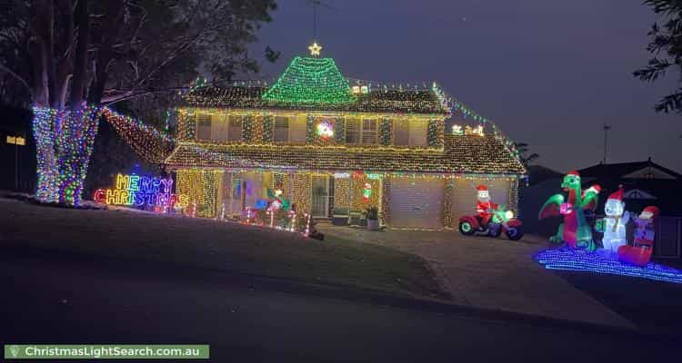 Christmas Light display at 4 Willmott Place, Glenmore Park