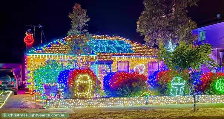 Christmas Light display at 30 Gardiner Avenue, Warradale