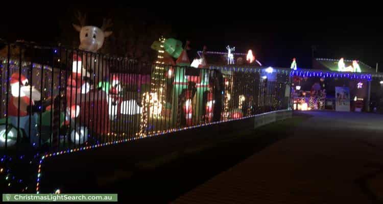 Christmas Light display at 210 Wilsons Road, Newcomb