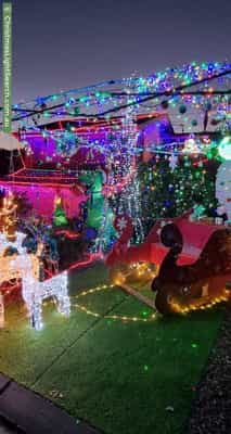 Christmas Light display at 77 O'Connor Circuit, Calwell