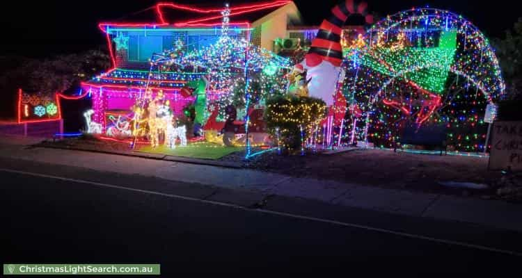 Christmas Light display at 77 O'Connor Circuit, Calwell