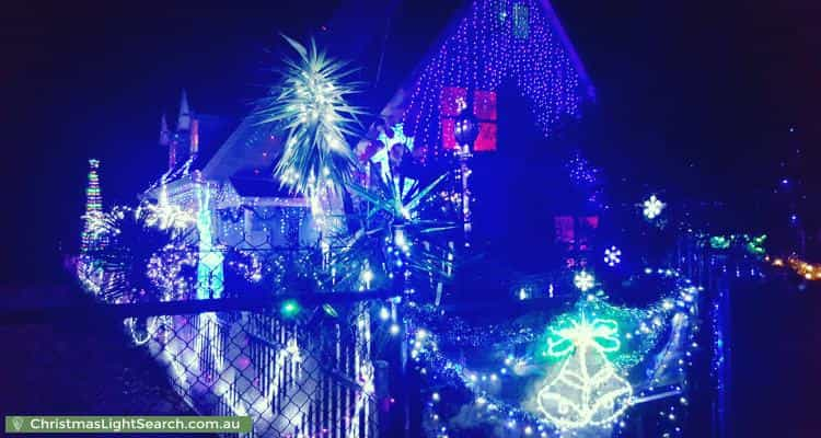 Christmas Light display at 1 Den Dulk Avenue, Altona