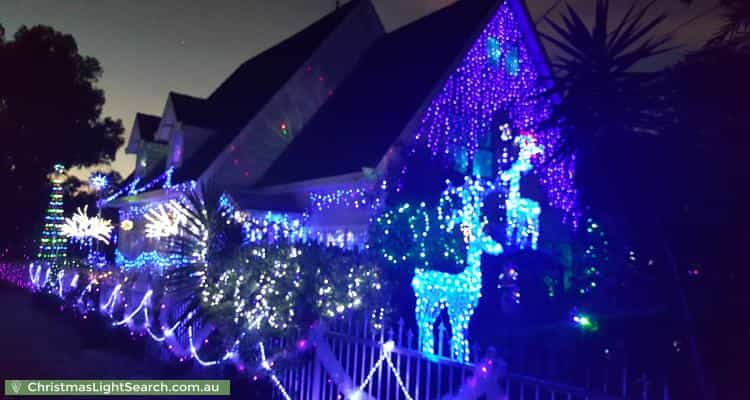 Christmas Light display at 1 Den Dulk Avenue, Altona