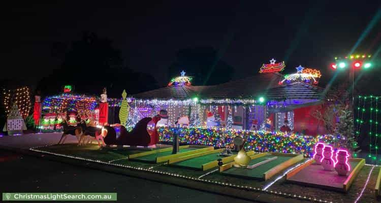 Christmas Light display at 33 Yorn Circuit, Beeliar