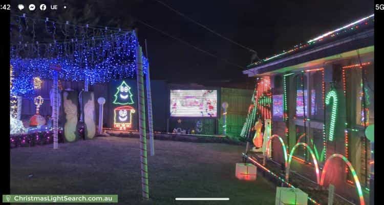 Christmas Light display at 248 Canterbury Road, Heathmont
