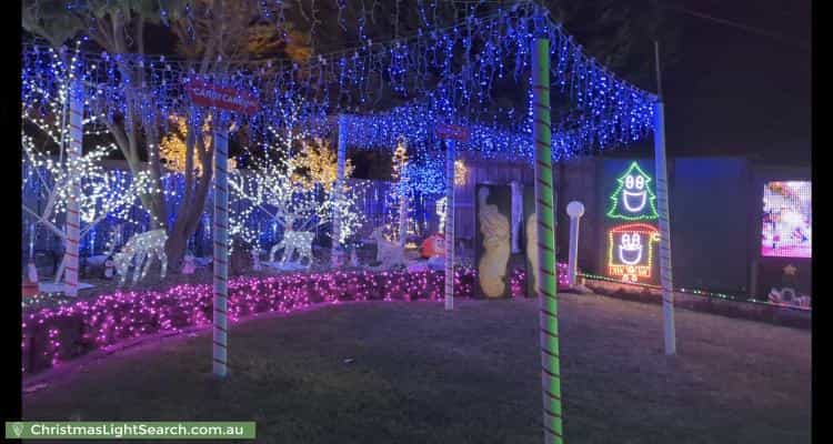Christmas Light display at 248 Canterbury Road, Heathmont