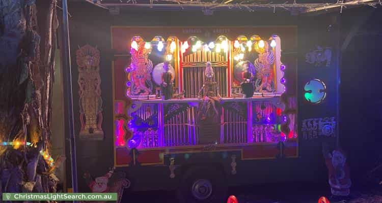 Christmas Light display at 61 Warrawee Circuit, Frankston