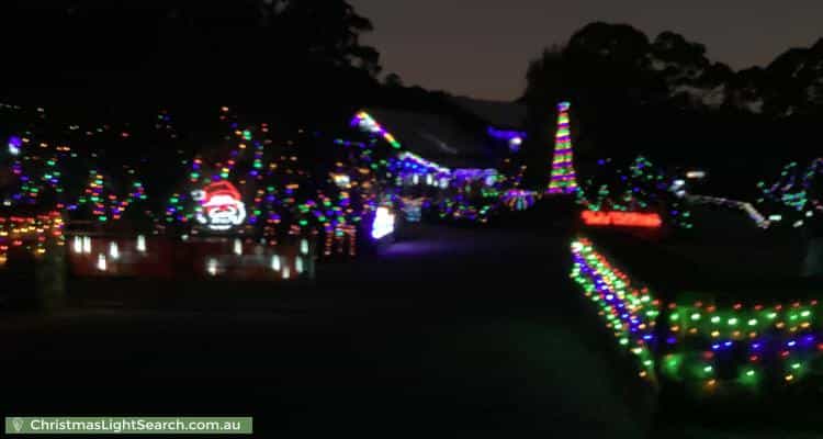 Christmas Light display at 1 Gordons Bridge Road, Kinglake