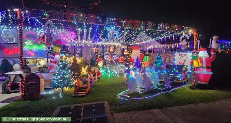 Christmas Light display at 242 Stanley Road, Carina