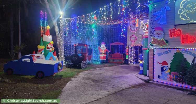 Christmas Light display at 242 Stanley Road, Carina