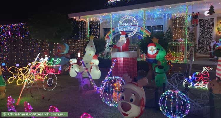 Christmas Light display at 37 Flinders Street, Keilor Park