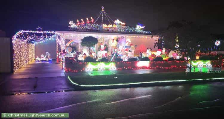 Christmas Light display at 37 Flinders Street, Keilor Park