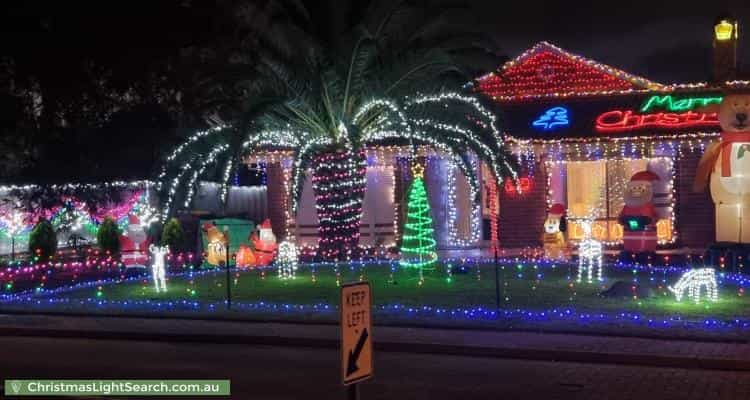 Christmas Light display at 1 Corella Drive, Blakeview