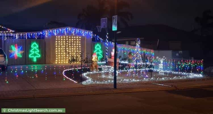 Christmas Light display at 1 Corella Drive, Blakeview