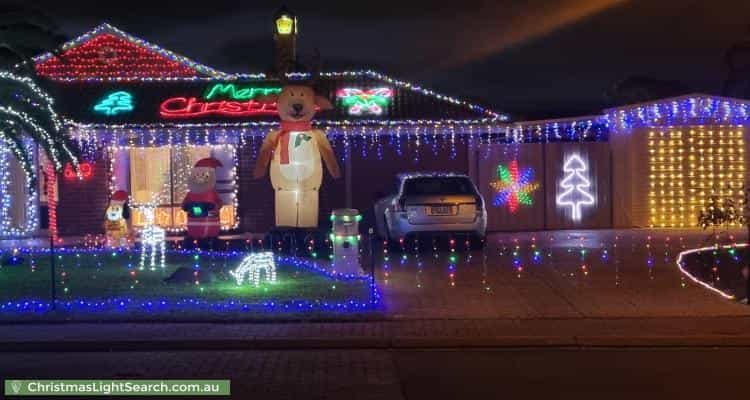 Christmas Light display at 1 Corella Drive, Blakeview