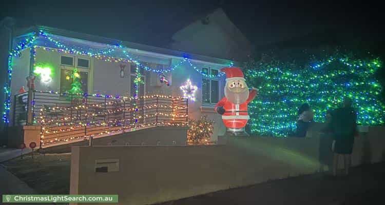 Christmas Light display at 40 Preddys Road, Bexley