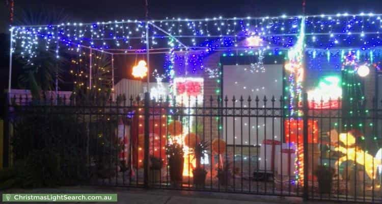 Christmas Light display at 94 Calais Circuit, Cranbourne West