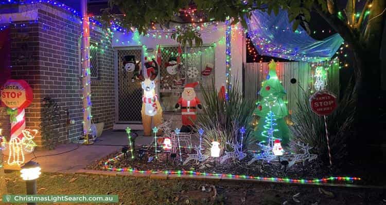 Christmas Light display at 21 Emma Street, Bracken Ridge