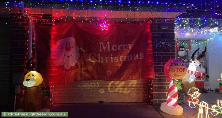 Christmas Light display at 21 Emma Street, Bracken Ridge