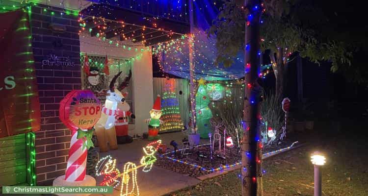 Christmas Light display at 21 Emma Street, Bracken Ridge