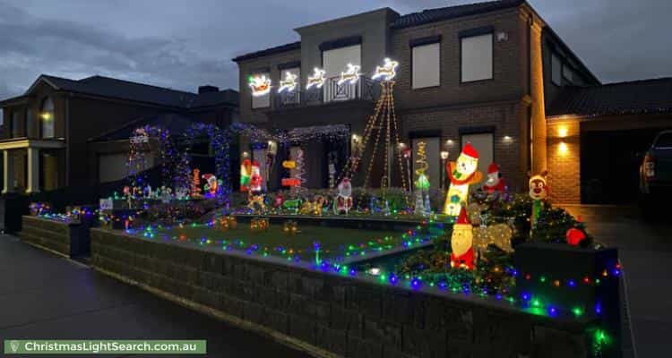 Christmas Light display at 54 Baden Powell Drive, Tarneit