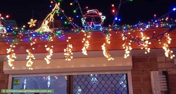Christmas Light display at 18 McNairn Cross, Leda