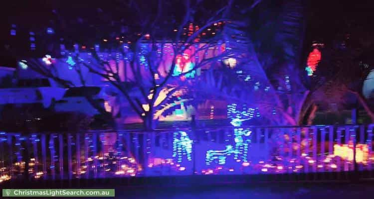 Christmas Light display at 17 Burford Street, Elizabeth Downs