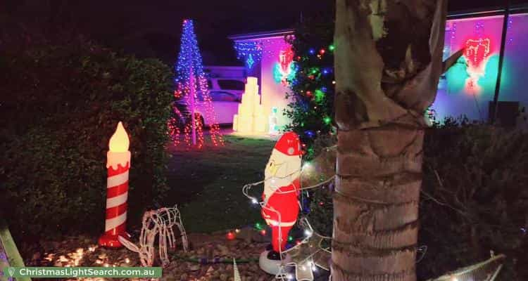 Christmas Light display at 17 Burford Street, Elizabeth Downs