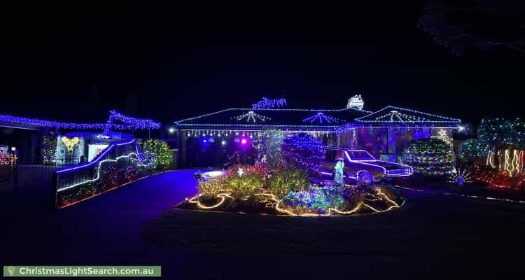 Christmas Light display at  Starchenko Court, Carrum Downs