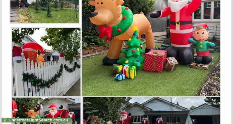 Christmas Light display at 29 Hughes Street, Malvern East