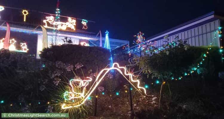 Christmas Light display at 7 Tandy Street, Aberfoyle Park