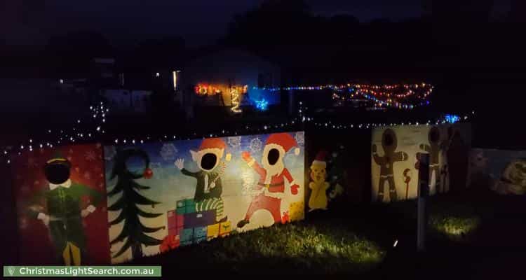 Christmas Light display at 77 Mount Riddell Road, Healesville