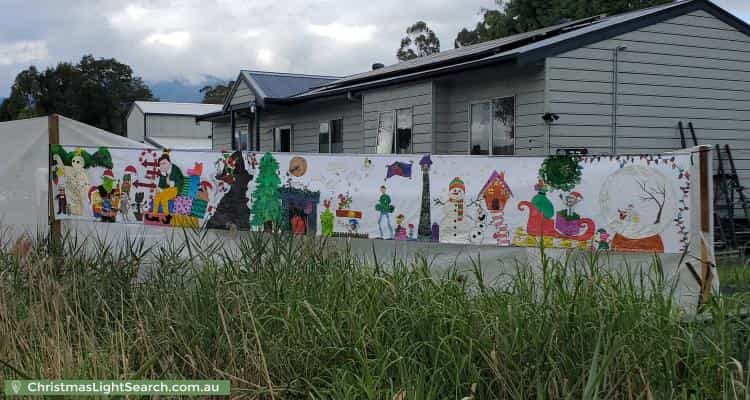 Christmas Light display at 77 Mount Riddell Road, Healesville