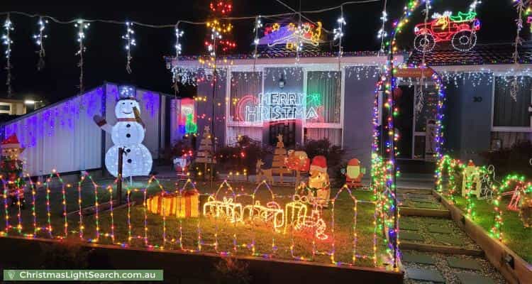 Christmas Light display at 20 Torrens Street, Werribee