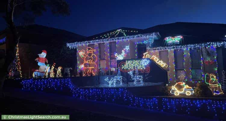 Christmas Light display at 39 Corrimal Avenue, Noarlunga Downs