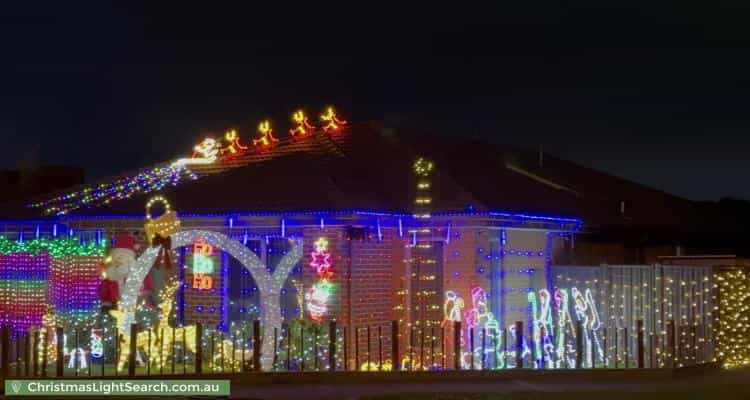 Christmas Light display at 10 Atlas Drive, Cranbourne West
