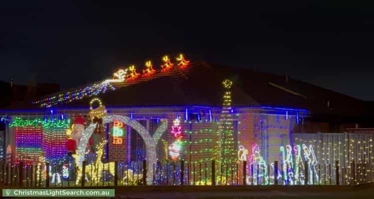 Christmas Light display at 10 Atlas Drive, Cranbourne West