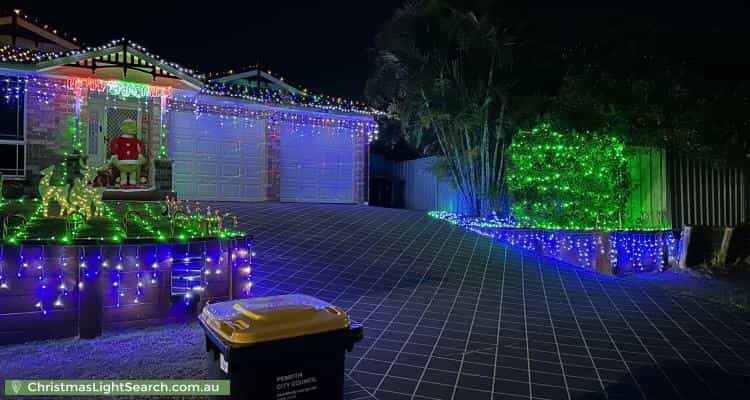 Christmas Light display at 6 Jirramba Court, Glenmore Park
