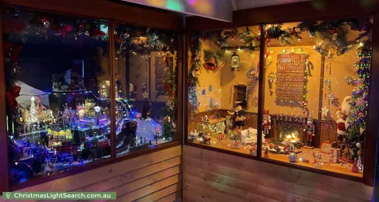 Christmas Light display at 57 Solar Drive, Whittington