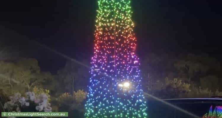 Christmas Light display at 1 Wilma Court, Aberfoyle Park