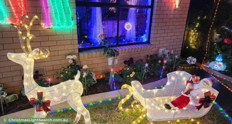 Christmas Light display at 4 Yalta Court, Clayton South