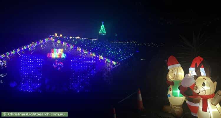 Christmas Light display at 31 O'Connor Circuit, Calwell