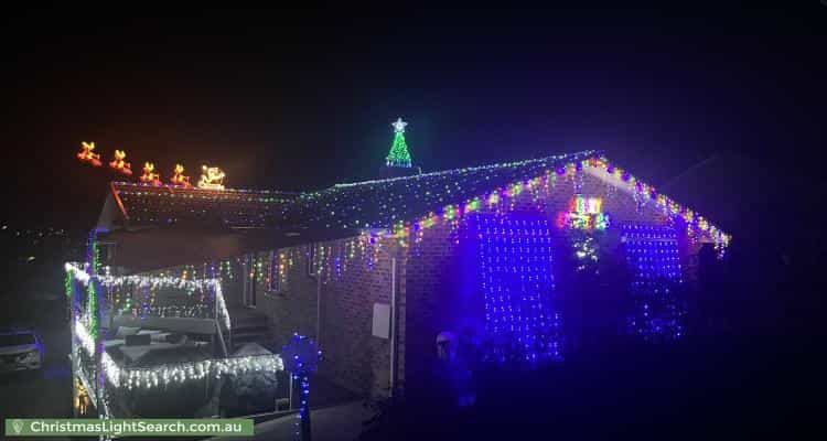Christmas Light display at 31 O'Connor Circuit, Calwell