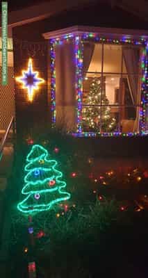 Christmas Light display at 8 Gilbert Road, Mount Barker