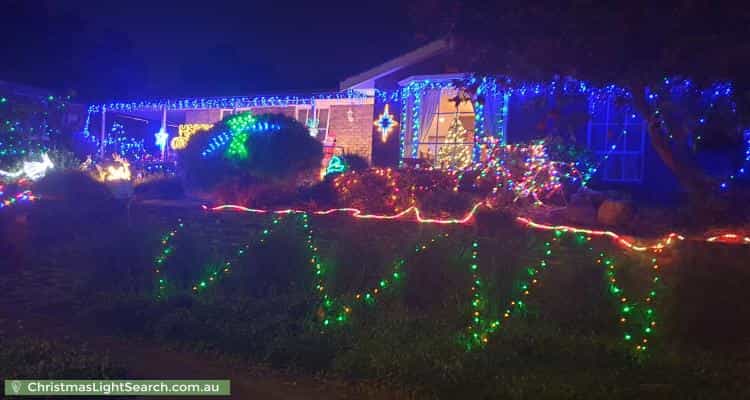 Christmas Light display at 8 Gilbert Road, Mount Barker