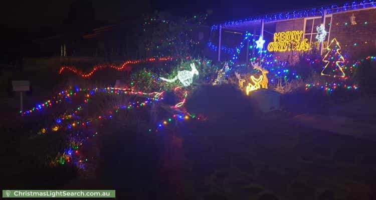 Christmas Light display at 8 Gilbert Road, Mount Barker